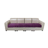 LXINDIA sofa cover KINGLY Muamar Sofa cover for seat only Velvet (Purple Wine)