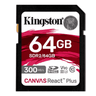 LXINDIA SD Card Kingston Canvas React Plus 64GB SD Card