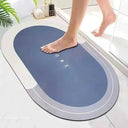 LXINDIA mats Kintota Polyester Oval Bathmat (40X60Cm)