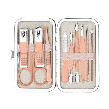 LXINDIA Nail Care Kit KIRA 10Pcs Manicure Pedicure Set Nail Clippers