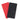 LXINDIA Pocket Diaries Kitabby Linen Series pocket diary Pack of 2  (Red and Black)