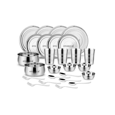 LXINDIA Dinner Set KITCHEN CLUE Stainless Steel Heavy Guage Quality Dinner Set