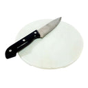 LXINDIA Choping Board KLEO 9 inch White Marble Chopping Board