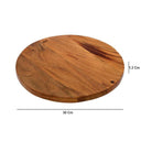 LXINDIA Choping Board KLEO Wooden Round Chopping Board