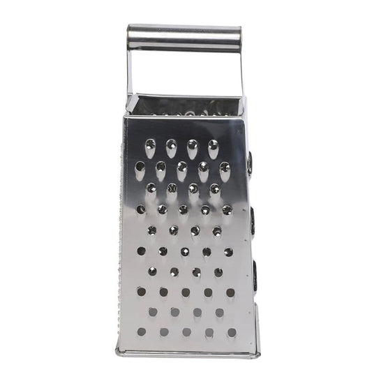 LX INDIA Grater KMW Box Grater 4 Sides Stainless Steel with Pipe Handle