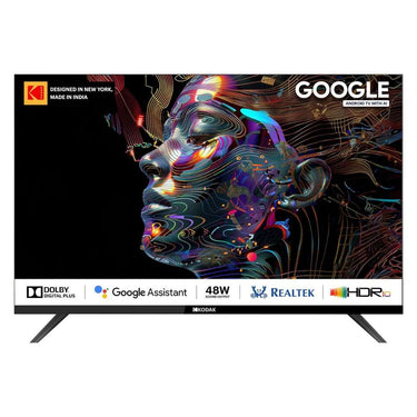 LXINDIA TV Kodak 80 cm (32 inches) Matrix Series QLED Android Google TV 32MT5077 (Black)