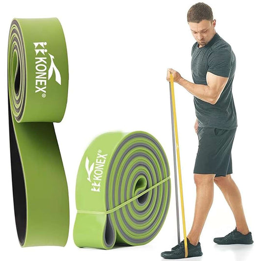 LX INDIA Resistance band Konex Heavy Resistance Band for Men & Women (45-60 Kg, Green)