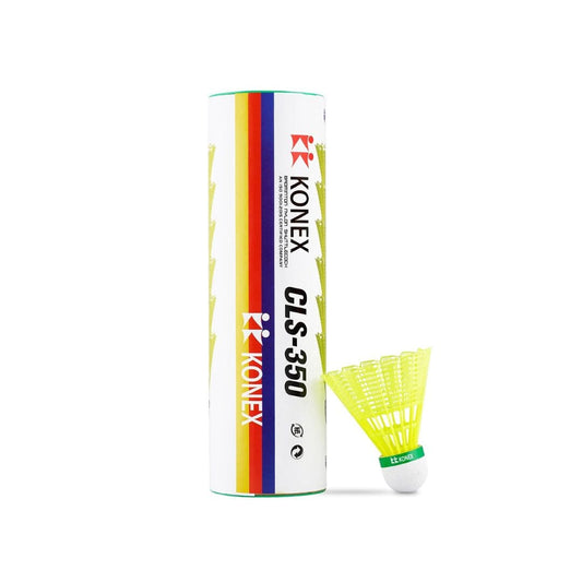 LXINDIA Shuttle Cock Konex Nylon Shuttlecock (Yellow, Pack of 6)