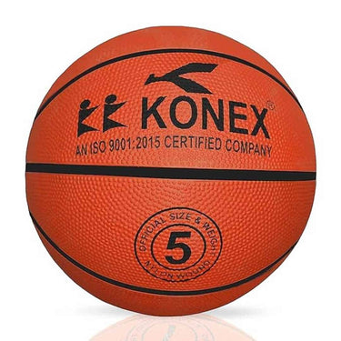 LXINDIA Basket Ball KONEX Size 5 Professional Basket Ball for Indoor Outdoor (Brown)