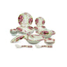 LXINDIA Dinner Set Konvio Floral Design Melamine Unbreakable Dinner Set