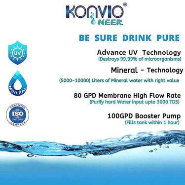 LXINDIA water purifier Konvio Neer AquaPious Water Purifier (Green Pious)