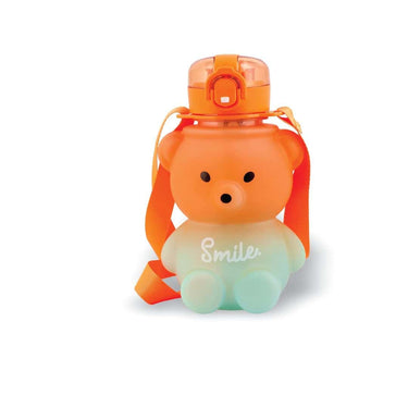 LXINDIA bottle Koochie Koo Plastic Teddy Bear Water Bottle (Orange)