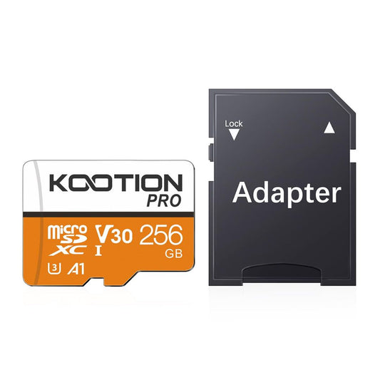 LX INDIA SD Card KOOTION Micro SD Card 256GB, High Speed Memory Card with SD Adapter