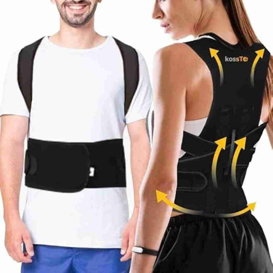 LX INDIA Back pain belts kossto Posture Corrector for Men & Women  Back Support Belt for Back Pain Relief