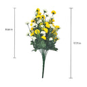 LXINDIA Plants Kraft Seeds by 10CLUB Artificial Yellow White Carnations