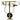 LX INDIA Antique Table clock KRAFTSKALA Iron Vintage Retro Tabletop Analog Clock (Telephone) Gold