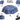 LX INDIA Umbrella Kraptick News Paper Printed Umbrella Navy Blue