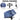 LX INDIA Umbrella Kraptick News Paper Printed Umbrella Navy Blue