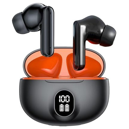 LX INDIA Ear Buds Kratos Cube Ear Buds Wireless with Large Playtime, Noise Isolation & Clear Calls, Bluetooth Earbuds with Voice Assistant,