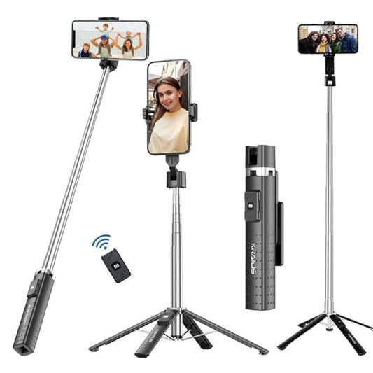 LXINDIA Selfie Sticks Kratos K4 Selfie Stick with Tripod Stand