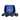 LX INDIA Earbuds Blue Kratos Wireless Earbuds with ENC for Clear Calls, Long Playtime, Stereo Sound,