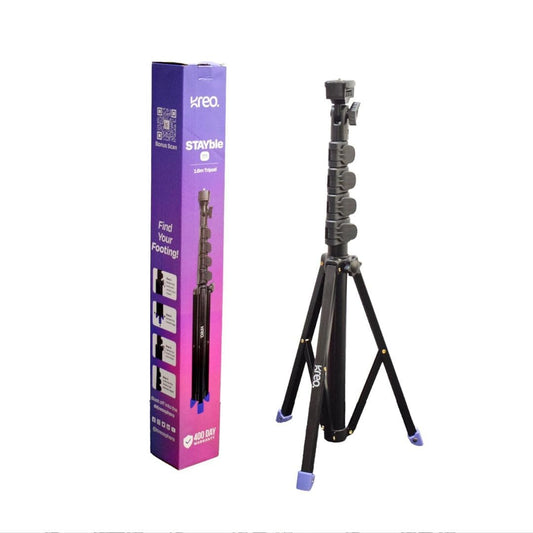 LX INDIA Mobile Tripods Kreo 1.6m Stayble Tripod for Mobile Phone for Ring Lights and Camera Light Stand Tripod