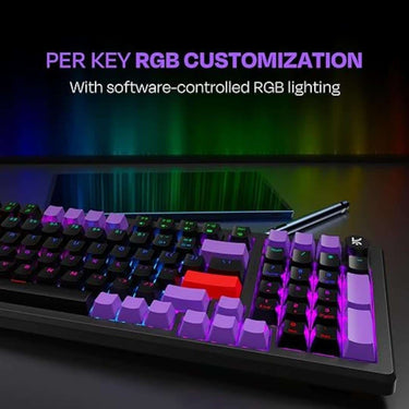 LXINDIA Keyboards Kreo Hive Gaming Keyboard with 98 Key Design Outemu Switches Brown Switch