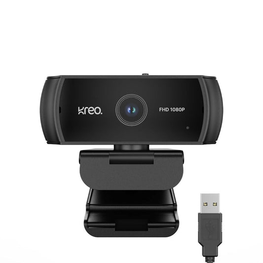LX INDIA Webcam Kreo Owl Lite Full HD Webcam with 1080P 30 FPS