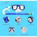 LXINDIA Swimming Kit Kreshu Snorkel Mask Set Easy Breathing Dive Mask for Under Water Swimming