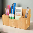 LXINDIA Pen Holder Kuber Industries 4 Compartment Pen Stand for Office