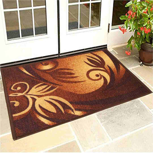 LX INDIA Floor Mat Kuber Industries Country Modern Door Mat  (Brown)