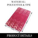 LXINDIA mats Kuber Industries Extra Soft Bathroom Mat (Pink)