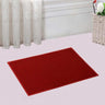 LXINDIA mats Kuber Industries Microfiber Anti Slip Bath Mat 14x21(Red)