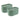 LX INDIA Ice Cube Tray Kuber Industries Pack of 2 Ice Cube Tray with Lid 2 Layer Green