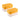 LX INDIA Ice Cube Tray Kuber Industries Pack of 2 Ice Cube Tray with Lid 2 Layer Orange