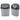 LX INDIA Bin Kuber Industries Pack of 2 Plastic Swing Lid Dustbin (Grey)