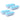 LX INDIA Ice Cube Tray Kuber Industries Pack of 4 Ice Cube Tray with Lid Blue