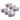 LX INDIA Ice Cube Tray Kuber Industries Pack of 6| 2 Layer Ice Cube Tray with Lid Purple