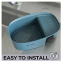 LXINDIA Sink organizer Kuber Industries Polypropylene Kitchen Organizer With Soap Holder( Blue)