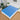 LX INDIA Mattress protector Blue Kuber Industries PVC Double Bed Mattress Protector Sheet
