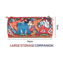 LXINDIA Pencil Box Kuber Industries Round Disney Mickey Boy Pencil Pouch for Kids