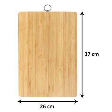 LXINDIA Choping Board Kuber Industries Square Thick Wooden Bamboo Slicing Board