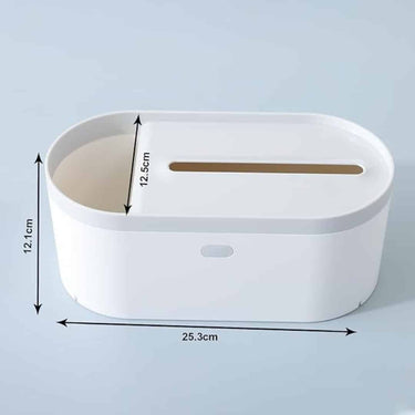 LXINDIA Tissue Dispenser Kuber Industries Tissue Holder (White)