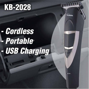 LXINDIA Trimmer Kubra KB-2028 Hair and Beard Trimmer for Men (Black)