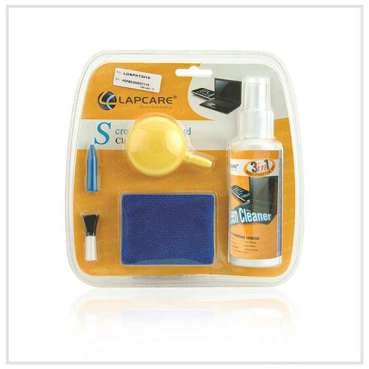 LX INDIA Mobile Cleaning Kit LAPCARE 5in1 Screen Cleaning Kit (Yellow)