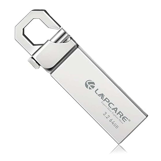 LX INDIA Pendrive Lapcare Flais 64GB Metal USB 3.2 Flash Drive | Pen Drive | Up to 400Mbps Speed