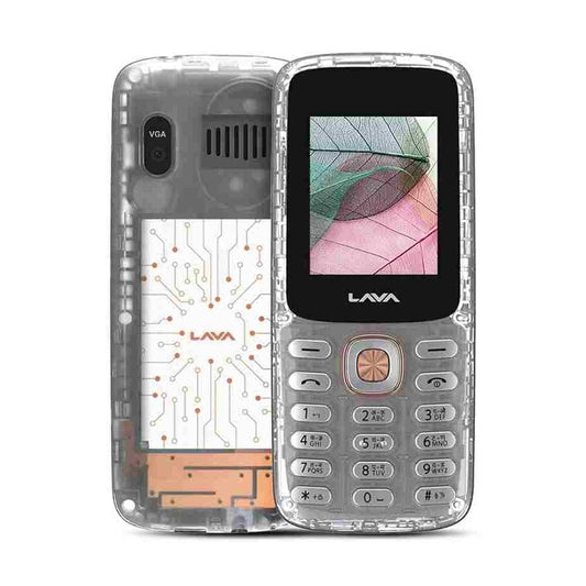 LX INDIA Keypad Phone Lava A1 Clear Copper Keypad Mobile Phone with Long Lasting Smart AI Battery
