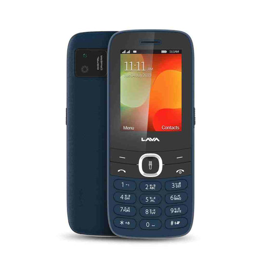 LX INDIA Keypad Phone Blue Lava A7 Torch+ Dual Sim Keypad Mobile Phone (with Instant Slide Torch)