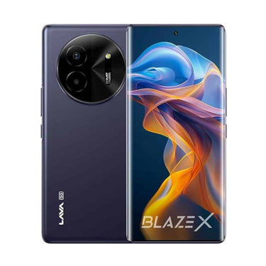 LXINDIA Smart phone Lava Blaze X 5G 6GB RAM 128GB Storage (Starlight Purple)