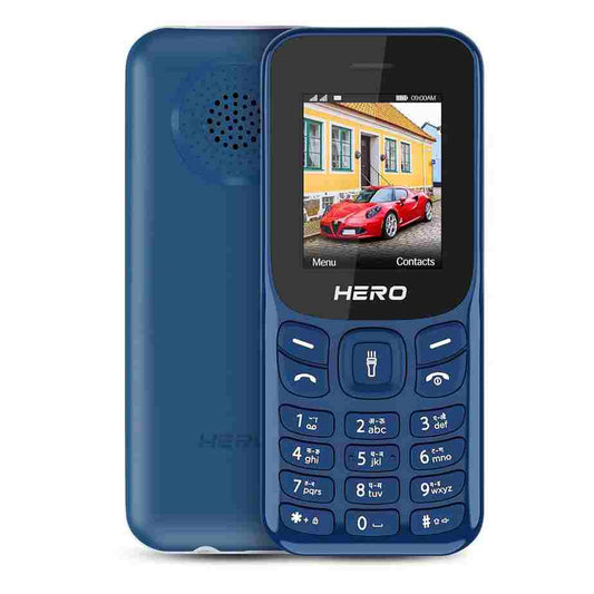LX INDIA Keypad Phone Dark Blue Lava Hero Shakti 2025 Dual Sim Keypad Mobile Phone